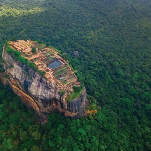 Sigiritya fortress in Sri Lanka 